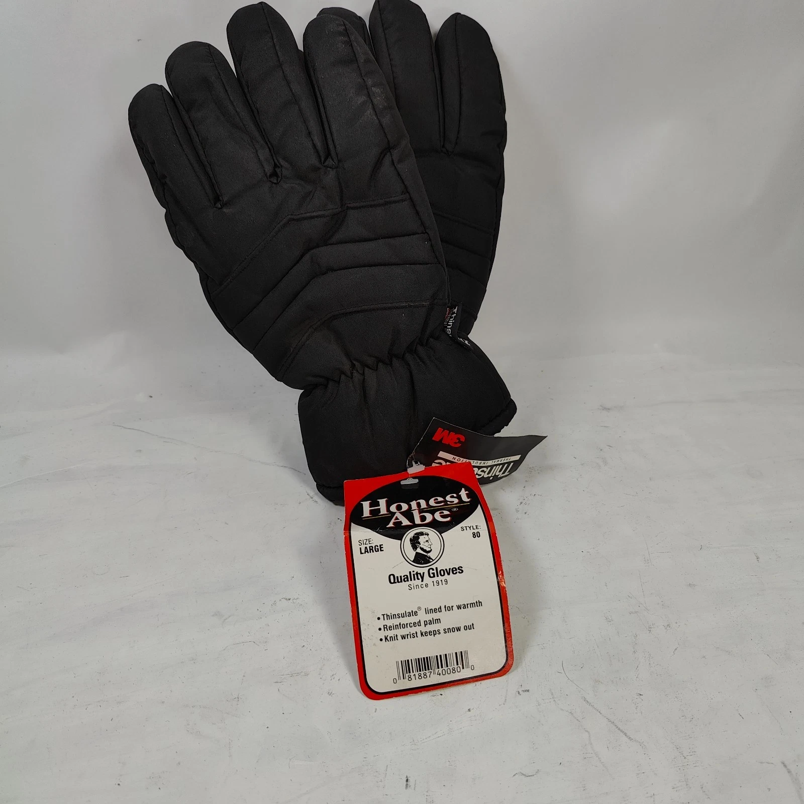 Honest Abe - Quality Gloves For The Cold (Thinsulate Termal Insulation)
Opens in a new window or tab