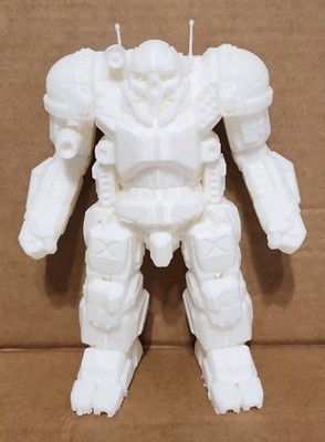 Battletech Atlas Battle Mech 3d Printed 7'' Tall - Paintable