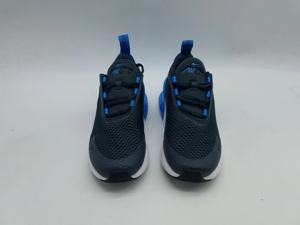 Nike Air Max 270 (PS) Niños Talla 13C Zapatos para Correr Antracita Luz Foto Azul Foto 3 de 4