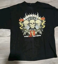 Rock Fest XIV T Shirt Sz large Shinedown Godsmack Puddle of Mudd 2010