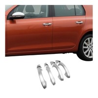 TüRgriff Blende Chrom FüR VW Sharan 2010-2023 4-TüR GebüRstet Silber 8Tlg