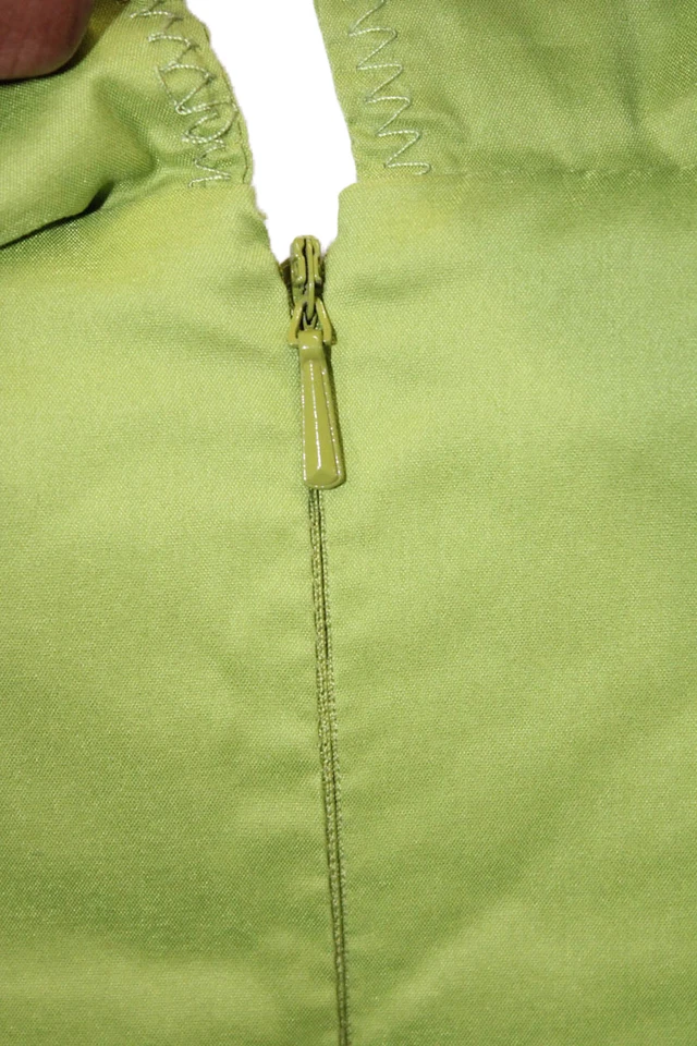 Vestido Vaina Suzi Chin for Maggy Boutique Para Mujer con Volantes Verde Lima Talla 4 Foto 4 de 4