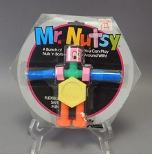 New MoC Vintage 1981 Bandai Mr Nutsy nut bolt screw rubber robot toy Japan