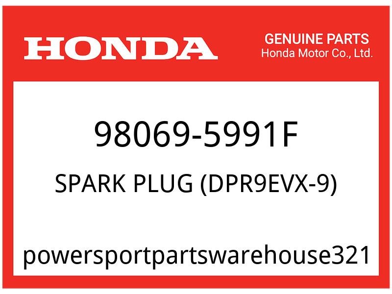 Honda OEM Part 98069-5991F SPARK PLUG DPR9EVX-9 NGK