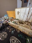 Vintage Costume Jewelry Lot Brooches Necklaces Earrings Bracelets Trifari