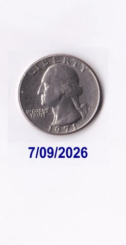 1971-D Washington Quarter — photo from another recent sale