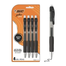 Gel-ocity Pro Gel Pen, Retractable, Medium 0.7 mm, Black Ink, Translucent Black/