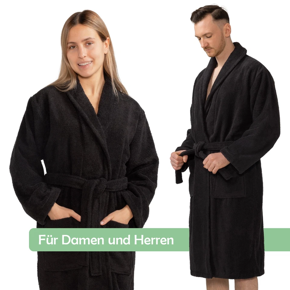 Celodoro Albornoz Mujer y Hombre Algodón Puro - Imagen 3 de 4