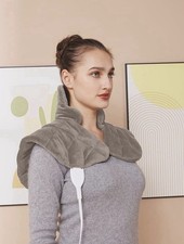    Electric Neck  Upper Back Heating Pad Wrap Pain Relief  New In Box
