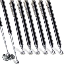 8 PCS Magnetic Grabbers Magnetic Pick-Up Tool with Pocket Clip Telescopic