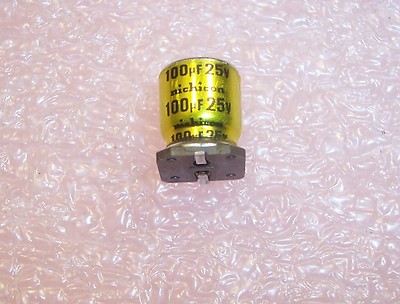QTY (500) 100uf 25V 105' 8x10 SMD ELECTROLYTIC CAPACITOR UUX1E101MNT1GS NICHICON