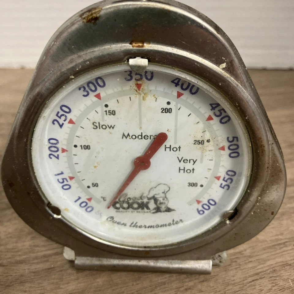 Termómetro de horno Good Cook de colección EE. UU. Metal Vidrio Chef Cocina Estufa caliente Foto 2 de 3