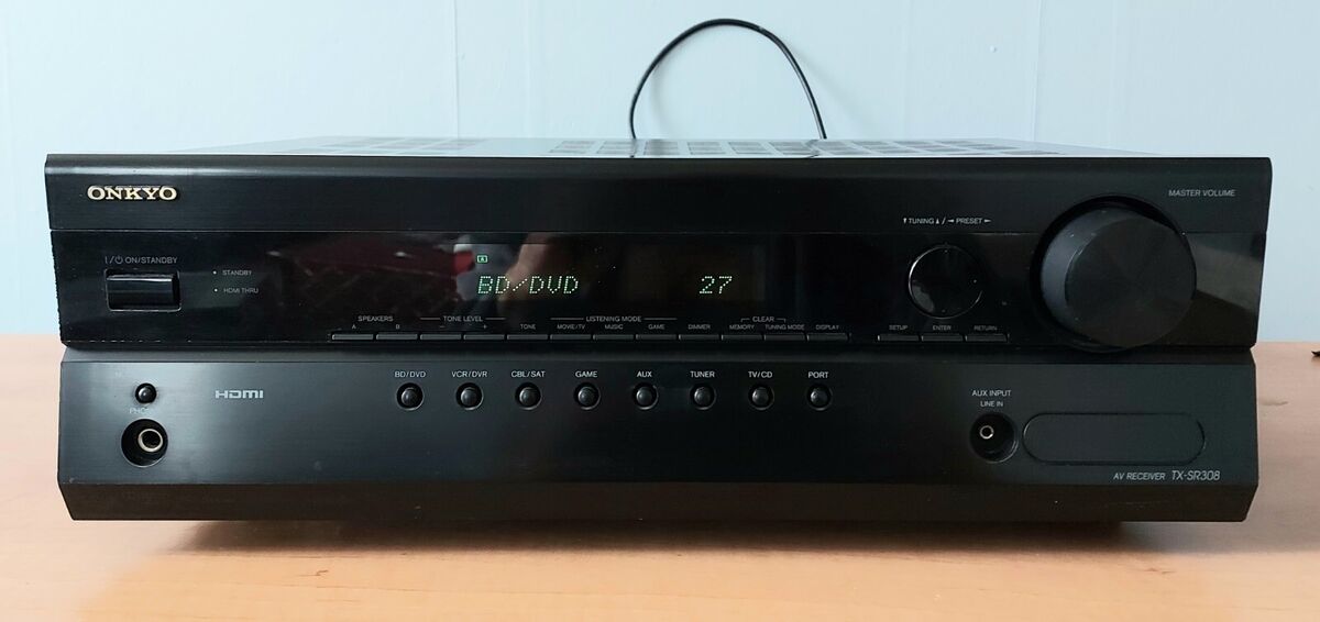 Onkyo TX-SR308 Receiver 5.1 Channels & Working. | eBay Onkyo TX-SR308 Receiver 5.1 Channels & Working. | eBay