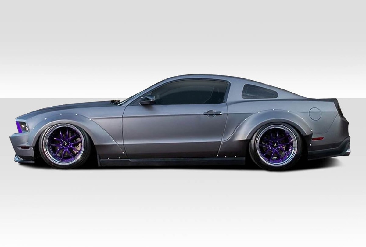 For 2010-2014 Mustang Duraflex Circuit Wide Body Kit - 4 Piece | eBay