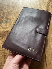 Vintage Germany Soft Leather Travel Wallet Passport Card ID Holder Organizer