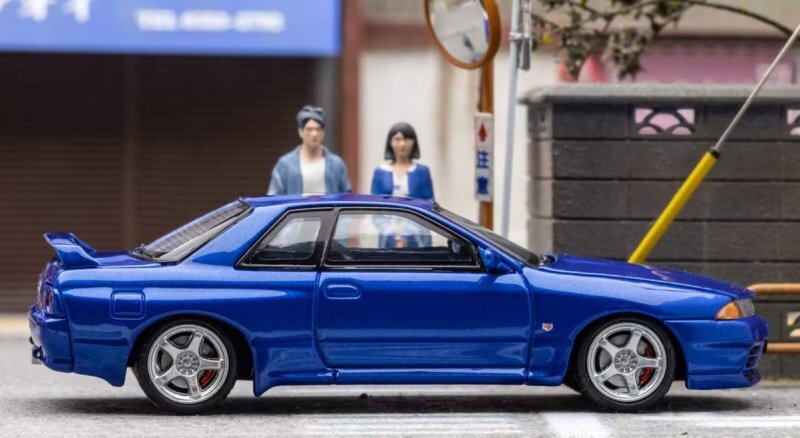 NISSAN Skyline GT-R (R32) Nismo S-Tune - blue - Focal Horizon 1:64