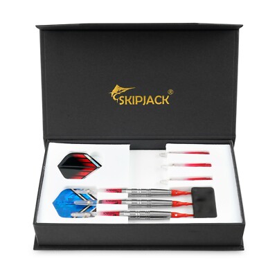 Dartpfeile | Softdarts | 90% Tungsten | Profi-Komplett-Tunier-Set | SKIPJACK