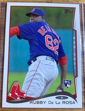2014 Topps Update Rubby De La Rosa Rookie #US-202 Boston Red Sox MLB Baseball