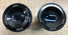 2 Vintage Used Sears Anastigmat f/3.5, 5 Inch Coated Slide Projector Lens