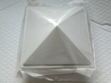 TREX TRANSCEND WHITE 4 X 4 PYRAMID POST SLEEVE CAP 4.5 x 4.5 INSIDE PRWPYCAP4X4