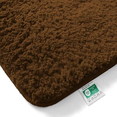 Badematte SKY UNI | kuscheliger Hochflor | Rutschfester Badvorleger