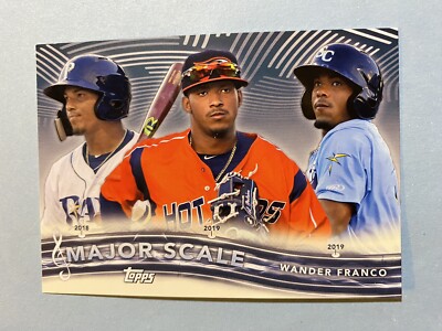 2021 Topps Pro Debut Wander Franco Major Scale Insert Prospect Tampa Bay Rays 