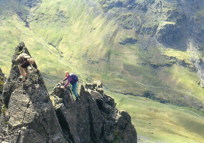  Postkarte Cumbria St Sunday Crag Pinnacle Ridge unbesendet Pedley