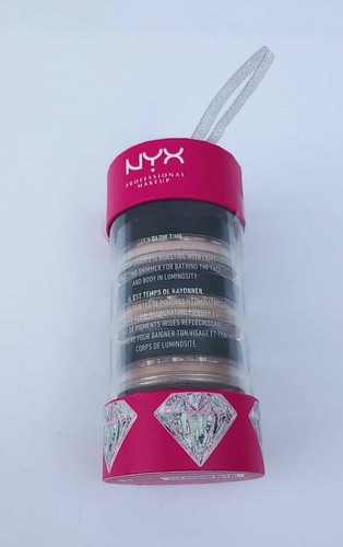 NYX Makeup Diamonds Ice Highlighting Set 3 Pods Blush Bronzer Shimmer, 0.07oz ea - Picture 3 of 6