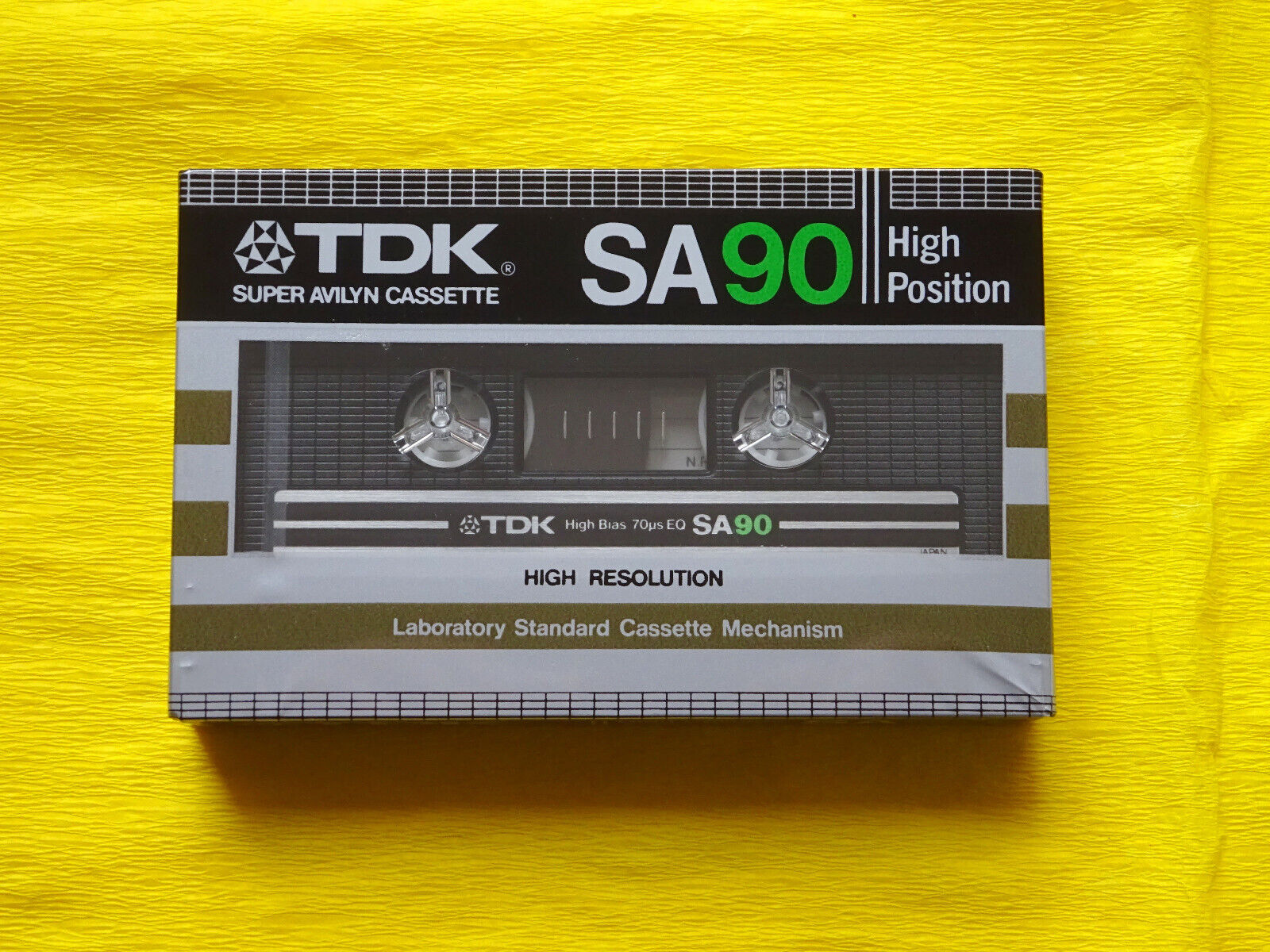 Image of 1x TDK SA 90 Cassette Tape 1982 + OVP + SEALED + MADE IN JAPAN +
