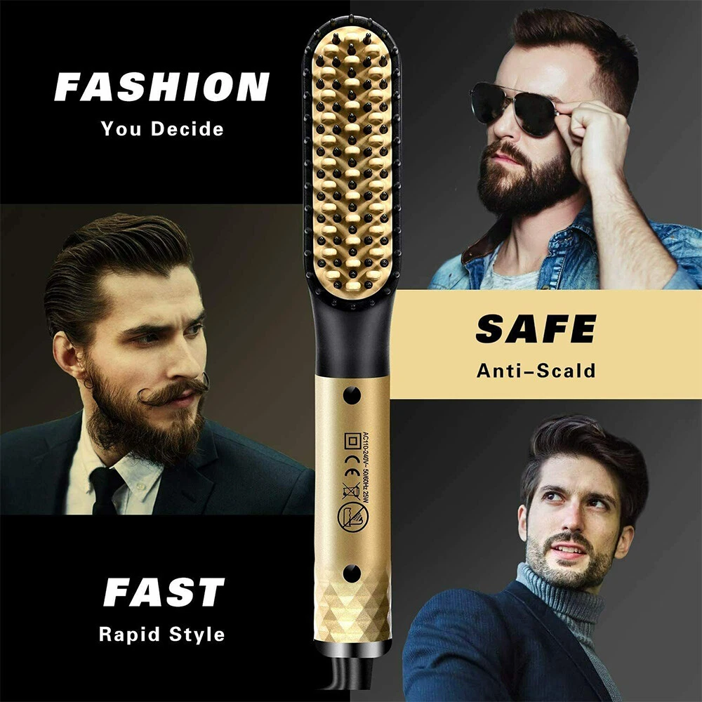 Mens heated beard brush cheap