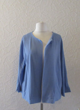 CR 6511 rich&royal Damen Jacke Sweatjacke hellblau Gr. L offen stretch Jacke
