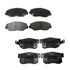 Front Rear Ceramic Brake Pads For 2002-2004 Honda CR-V 2003-2011 Honda Element