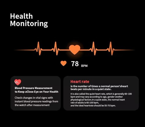 Montre Connectée Ultra Homme Écran GPS, Fitness, Multisports, Santé - Zdjęcie 7 z 9