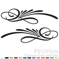 PINSTRIPE SET CHOPPER BIKE FENDER TANK CAR WINDOW VINYL DECAL STICKER (PS-09)