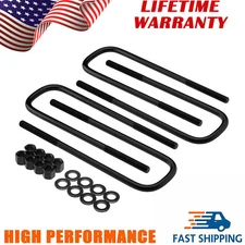 4pcs Front Heavy-Duty U-Bolts for 1980-2004 Ford F250 F350 Super Duty
