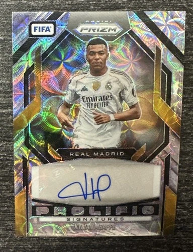 Kylian Mbapp 2025 Panini Prizm Kylian Mbapp Auto