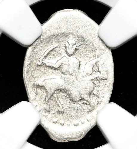 RUSSIA. Ivan IV "The Terrible", 1533-1584. Silver Kopek, Sword type, NGC VF Det