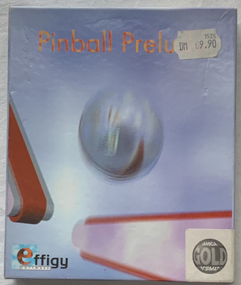 Pinball Prelude Commodore Amiga 1200 Spiel OVP Box Rare Effigy 1995
