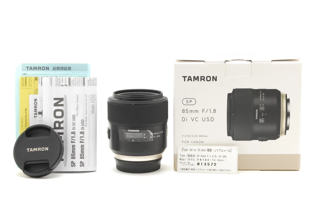 Tamron SP f/1.8 Camera Lenses 85mm Focal for sale | eBay