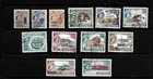 CYPRUS LOT OF 12 STAMPS 1960 OVERPRINTED  SET 2-100 MILS USED -VERY FINE