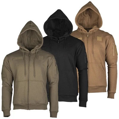 MIL-TEC Tactical Kapuzenjacke S-3XL Taktische Sweatjacke Army Hoodie Sweater - Bild 1 von 2