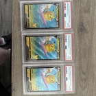 Sequential PSA 8/9/10 2021 POKEMON CELEBRATIONS #008 SURFING PIKACHU V PSA 10