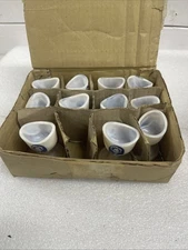 Vintage & Rare Shirley Temple White Glass Optical Eye Wash Cup w/ Shirley's Face