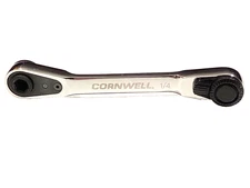 Cornwell Tools Stubby Quarter Stick Combination Ratchet Bit Driver EC4S04XL NICE