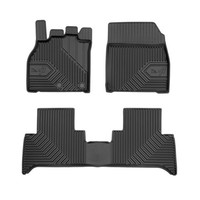 FußMatten Gummimatten No.77 FüR Renault Scenic III 2009-2016 TPE Schwarz 3 Tlg