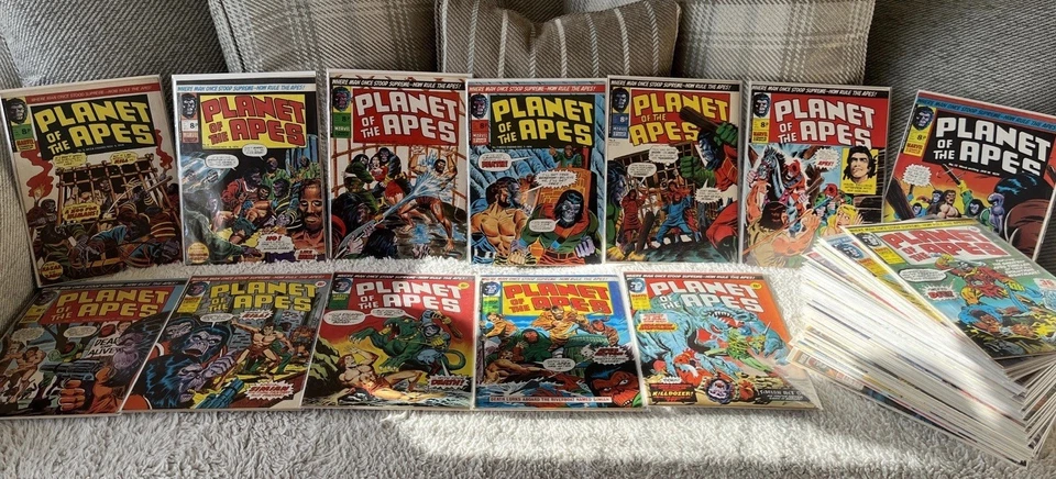 Marvel Comics Planet Of The Apes Mixed Job Lot Of 56 Vintage Comics 1975/76 - Image 1 of 4