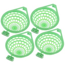 4 Pcs Plastic Bird Nest Hanging Hollow Out Nest Supplies for Parrots and Birds