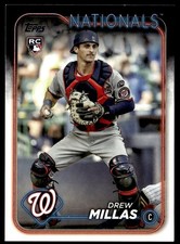 2024 Topps Drew Millas Rookie Washington Nationals #530