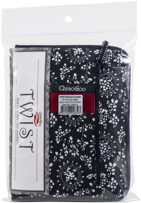 ChiaoGoo TWIST Red Lace Interchangeable Knitting Needle 5'' Tip Set-Complete