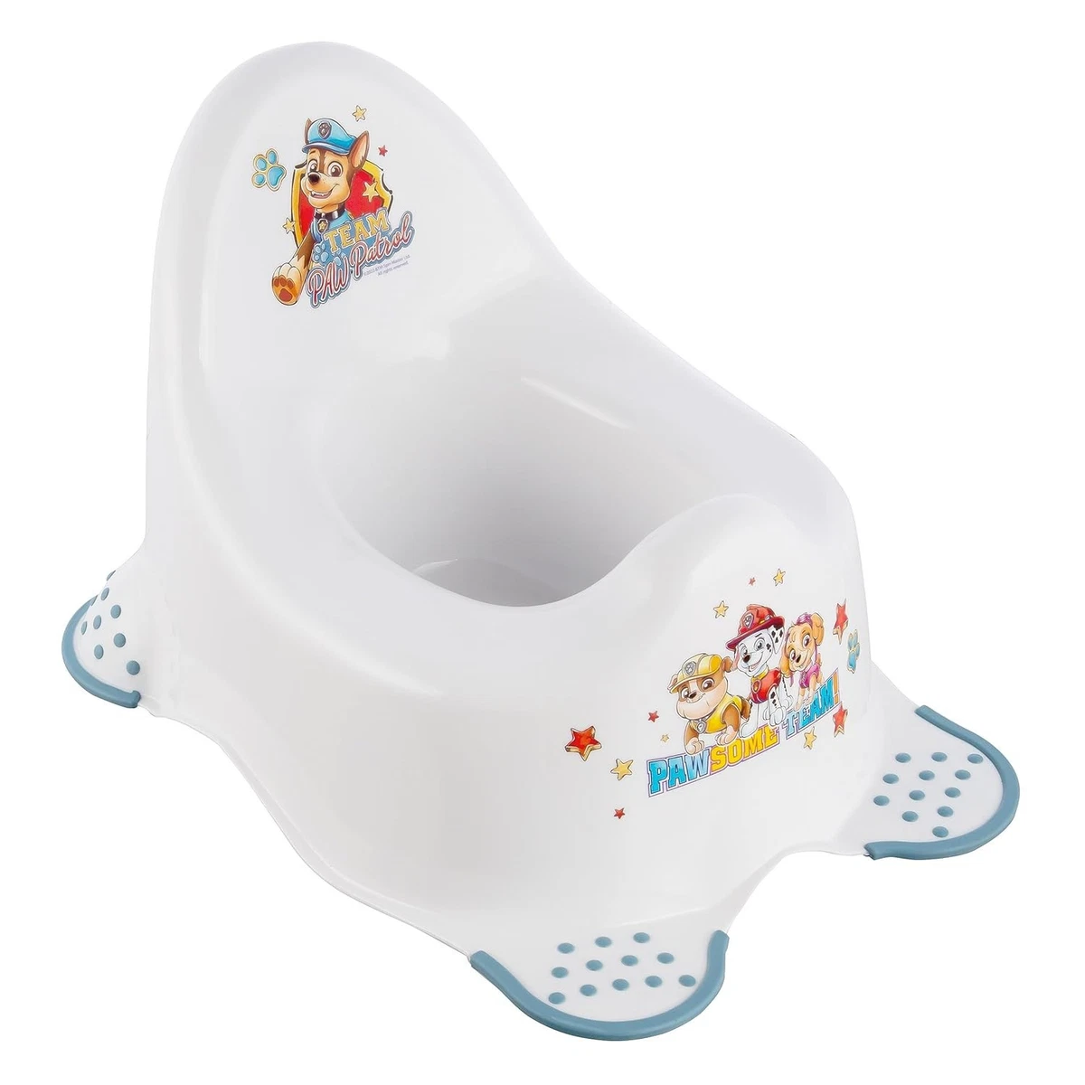 Sgabello Per Bambini Rainberg – Antiscivolo E Robusto, Con Base In Gomma E Maniglia, Bianco A Pois Grigi, Per Bagno E Cucina, Adatto Anche Ad Adulti - 2